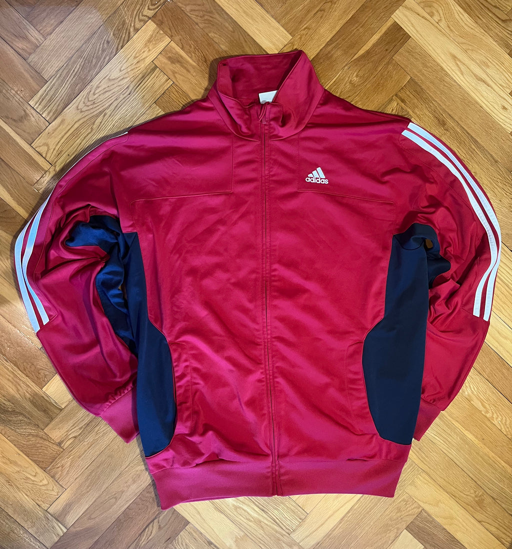 Track Jacket Adidas Roja – Talla L