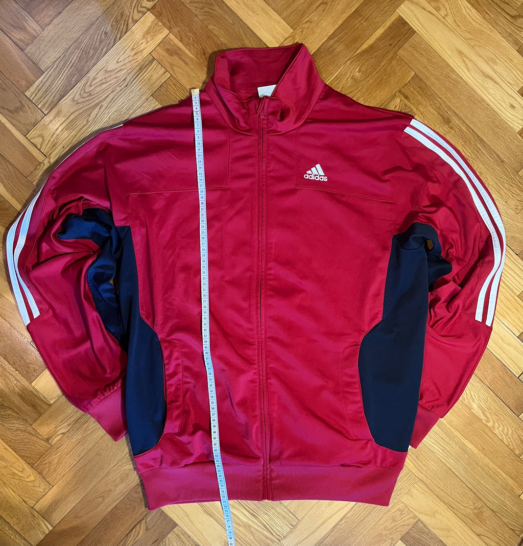 Track Jacket Adidas Roja – Talla L
