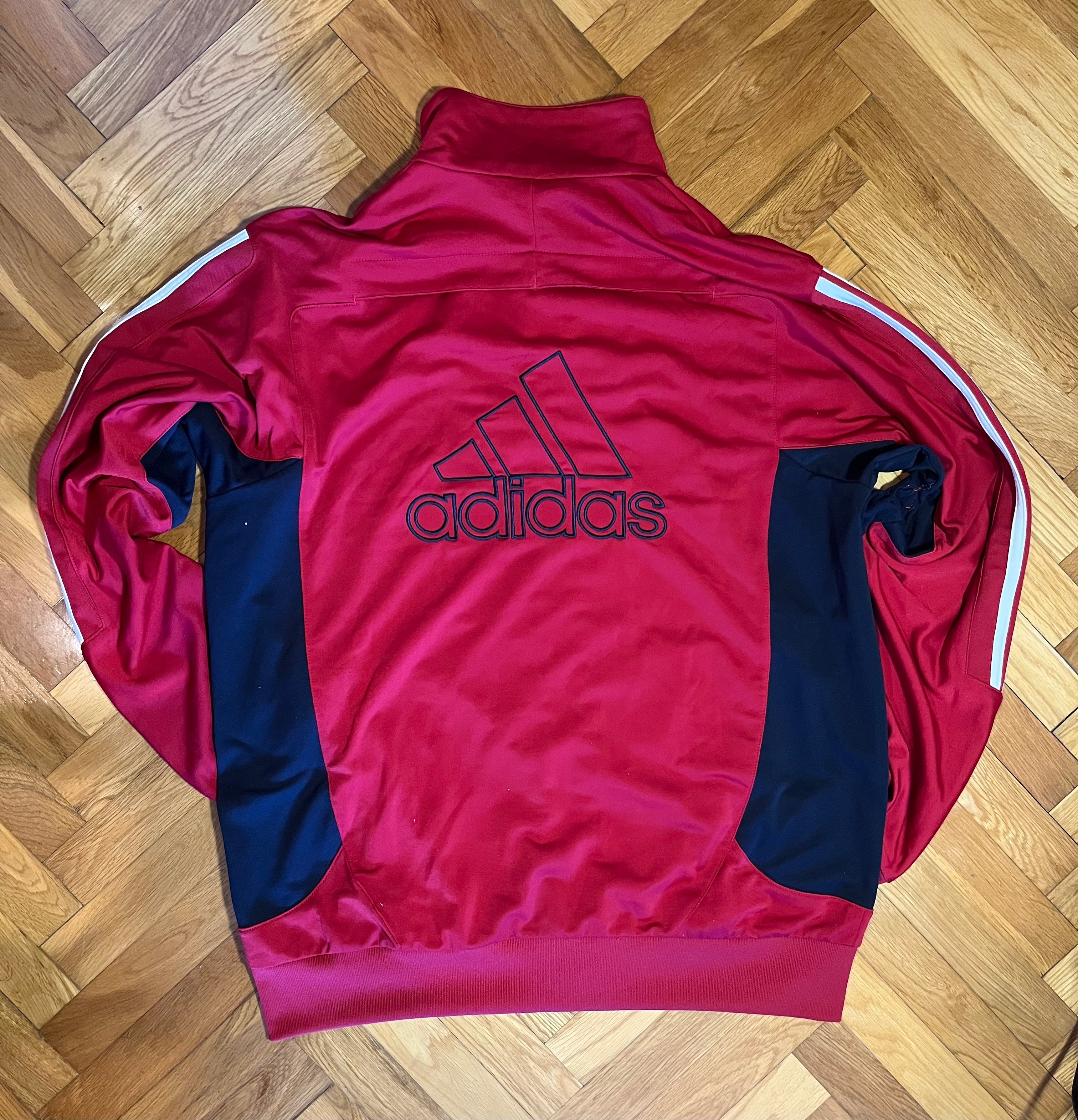 Track Jacket Adidas Roja – Talla L